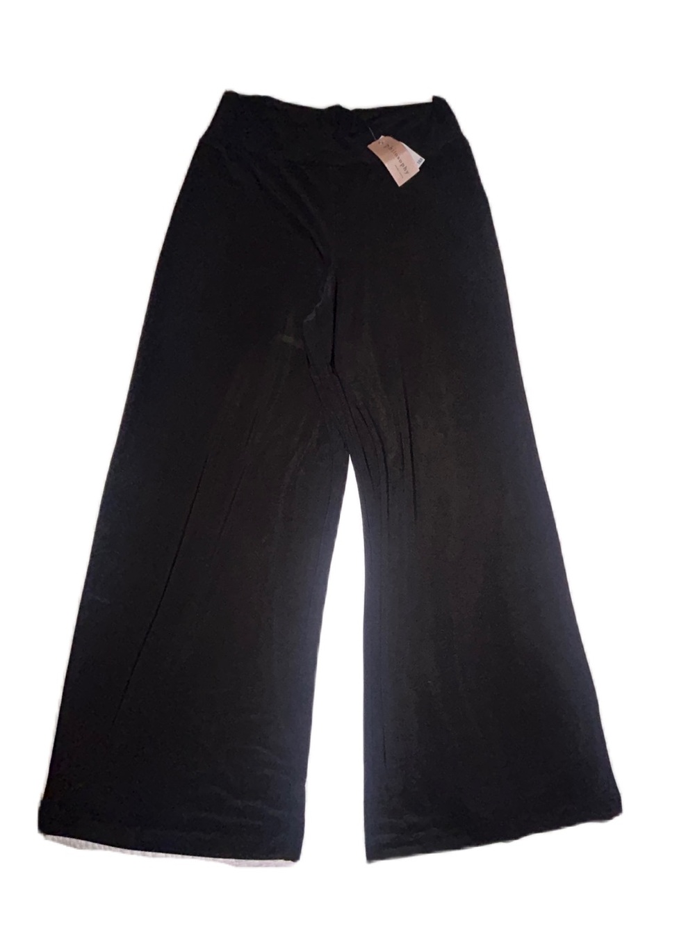 Philosophy Black Wide-Leg Pants